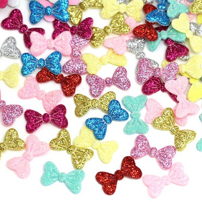 50 tk Säravad vibud, polsterdatud plaastrid, litrid, plaastrid riiete jaoks. sõlme kuju, aplikatsioonid, plaastrid, dekoratiivsed laste juukseklambrid, meisterdamine