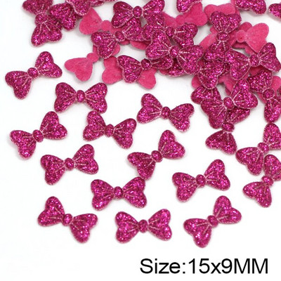 50 tk Säravad vibud, polsterdatud plaastrid, litrid, plaastrid riiete jaoks. sõlme kuju, aplikatsioonid, plaastrid, dekoratiivsed laste juukseklambrid, meisterdamine