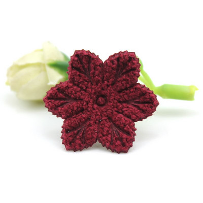 64 kom 2,5 cm Sakura šesterokutni cvijet Podstavljene aplikacije Za dječje rukotvorine Pokrivala za glavu Dodaci DIY kopče za kosu Ukrasi veleprodaja