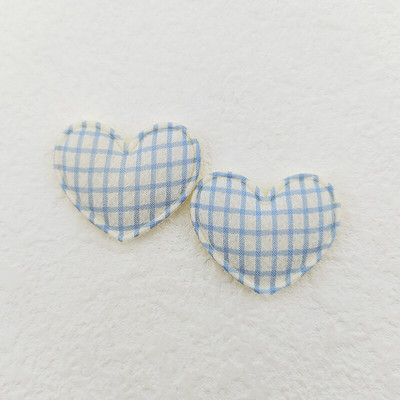 100kom 3,5*3CM aplikacije od gingham tkanine za odjeću, šeširi, pribor za šivanje, DIY pokrivala za glavu, kopča za kosu, mašne, ukrasne zakrpe