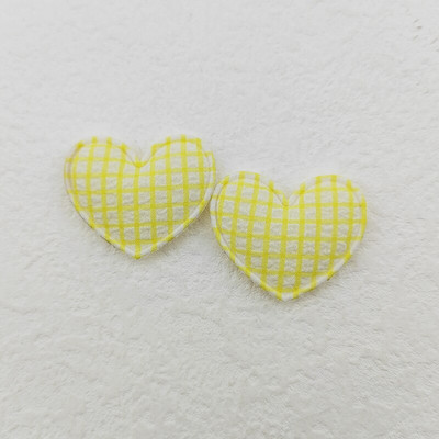 100kom 3,5*3CM aplikacije od gingham tkanine za odjeću, šeširi, pribor za šivanje, DIY pokrivala za glavu, kopča za kosu, mašne, ukrasne zakrpe