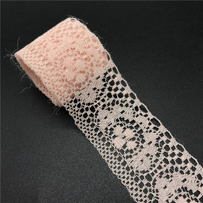 10 jardų / sklypas 35 mm nėrinių juostelė dvišaliai rankdarbiai, siuvinėti nėrinių apdaila, nėrinių papuošimai "pasidaryk pats" siuvimo audinys