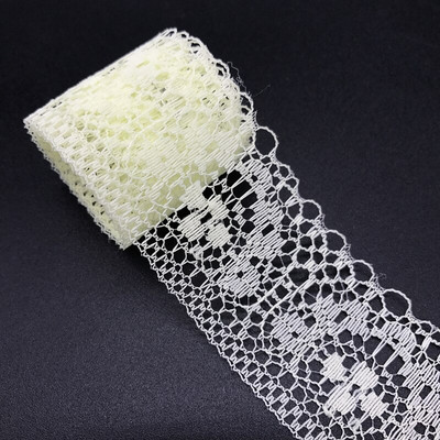 10 jardų / sklypas 35 mm nėrinių juostelė dvišaliai rankdarbiai, siuvinėti nėrinių apdaila, nėrinių papuošimai "pasidaryk pats" siuvimo audinys