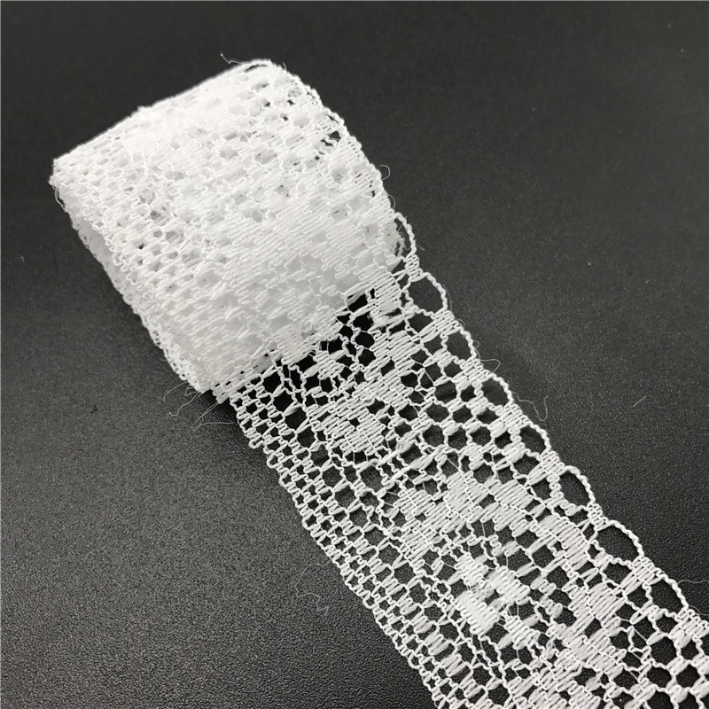 10 jardų / sklypas 35 mm nėrinių juostelė dvišaliai rankdarbiai, siuvinėti nėrinių apdaila, nėrinių papuošimai "pasidaryk pats" siuvimo audinys