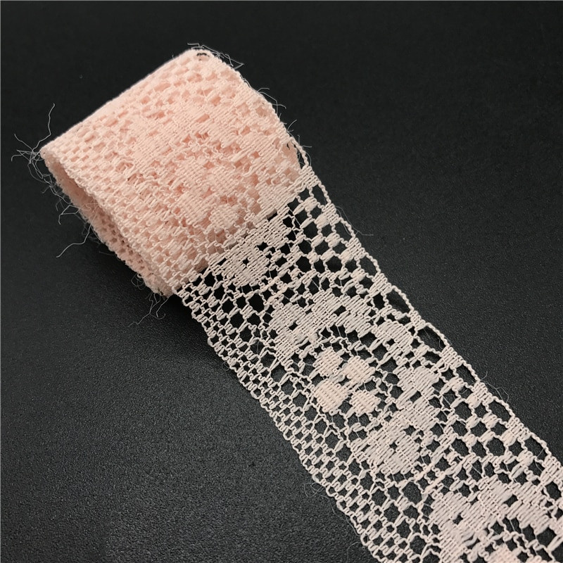 10 jardų / sklypas 35 mm nėrinių juostelė dvišaliai rankdarbiai, siuvinėti nėrinių apdaila, nėrinių papuošimai "pasidaryk pats" siuvimo audinys