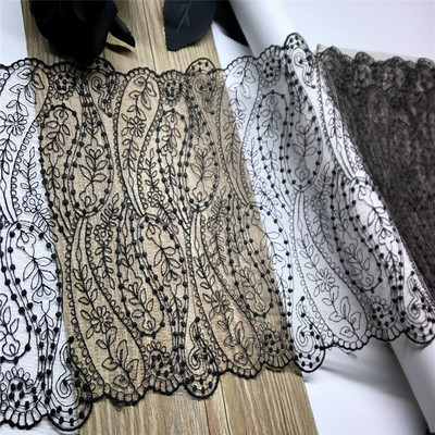 Dvišaliai išsiuvinėti nėriniai, tinkleliai, siuvinėjimas, tiulis, nėrinių audinys, tinklelis „pasidaryk pats“ nėrinių siuvimo audinys Liemenėlės amatai, skirti „Lignerie“ adatų darbui