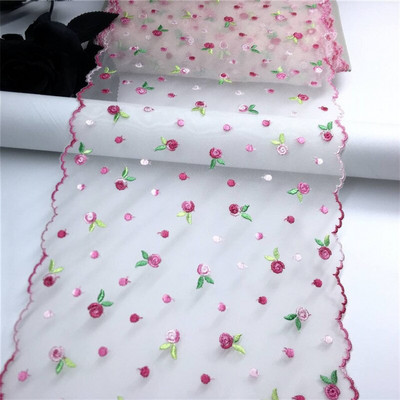 Dvišaliai išsiuvinėti nėriniai, tinkleliai, siuvinėjimas, tiulis, nėrinių audinys, tinklelis „pasidaryk pats“ nėrinių siuvimo audinys Liemenėlės amatai, skirti „Lignerie“ adatų darbui