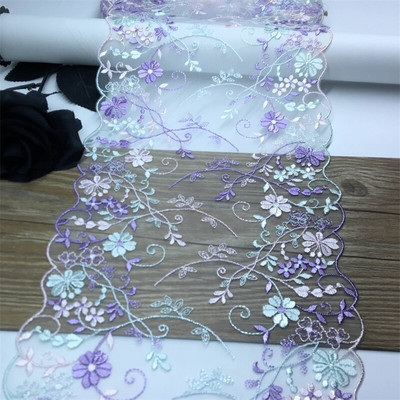 Dvišaliai išsiuvinėti nėriniai, tinkleliai, siuvinėjimas, tiulis, nėrinių audinys, tinklelis „pasidaryk pats“ nėrinių siuvimo audinys Liemenėlės amatai, skirti „Lignerie“ adatų darbui