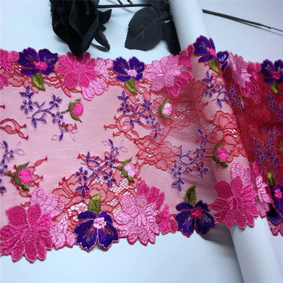 Dvišaliai išsiuvinėti nėriniai, tinkleliai, siuvinėjimas, tiulis, nėrinių audinys, tinklelis „pasidaryk pats“ nėrinių siuvimo audinys Liemenėlės amatai, skirti „Lignerie“ adatų darbui