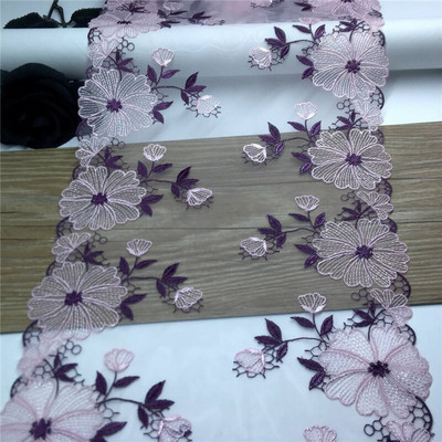 Dvišaliai išsiuvinėti nėriniai, tinkleliai, siuvinėjimas, tiulis, nėrinių audinys, tinklelis „pasidaryk pats“ nėrinių siuvimo audinys Liemenėlės amatai, skirti „Lignerie“ adatų darbui