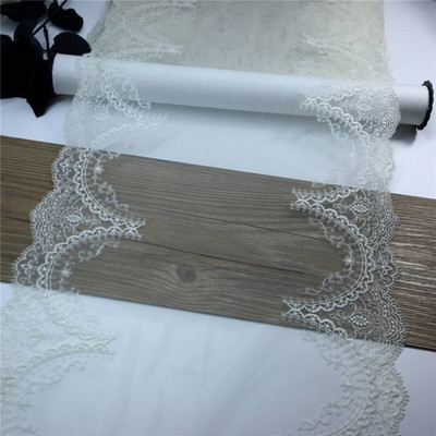 Dvišaliai išsiuvinėti nėriniai, tinkleliai, siuvinėjimas, tiulis, nėrinių audinys, tinklelis „pasidaryk pats“ nėrinių siuvimo audinys Liemenėlės amatai, skirti „Lignerie“ adatų darbui