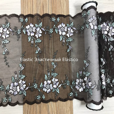 Dvišaliai išsiuvinėti nėriniai, tinkleliai, siuvinėjimas, tiulis, nėrinių audinys, tinklelis „pasidaryk pats“ nėrinių siuvimo audinys Liemenėlės amatai, skirti „Lignerie“ adatų darbui