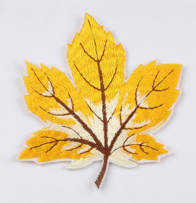 10 buc/lot Brodat Patch de arțar Calcat pe Cusut pe frunze Insignă pentru blugi haine rucsac paltoane capac autocolante bricolaj aplicații Furnizor