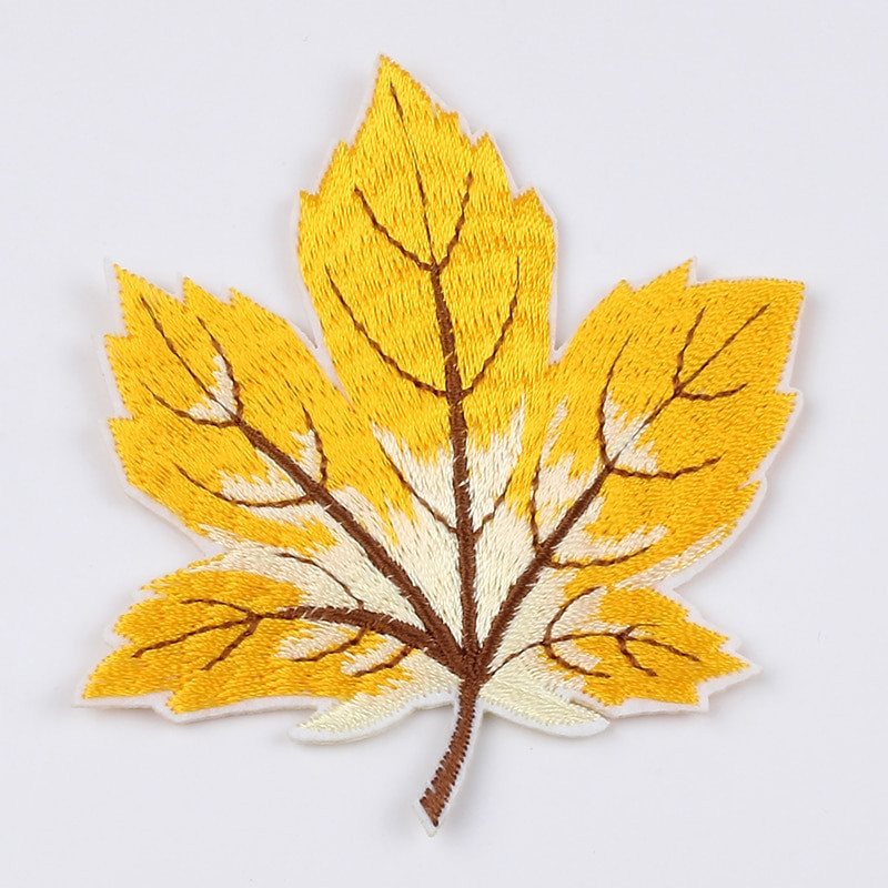 10 buc/lot Brodat Patch de arțar Calcat pe Cusut pe frunze Insignă pentru blugi haine rucsac paltoane capac autocolante bricolaj aplicații Furnizor