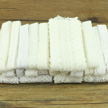 Партида от 10 ярда цветни памучни дантелени платове за шиене на декоративни памучни дантелени панделки, плетени на една кука, ръчно изработени бижута Технология