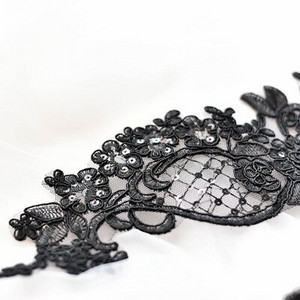 2 tükki valge punane sinine pitsaplikatsioon lilleline litter pitskangast kaunistus rõivamanustele Õmble riidest kostüüm käsitöö