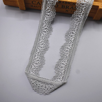 Stretch elastne pitslint 30mm lai valge pits tikitud puuvill elastsus pitsääre kaunistused riided aluspesu õmblemiseks