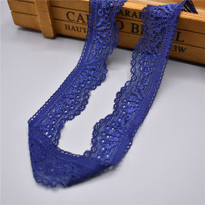 Stretch elastne pitslint 30mm lai valge pits tikitud puuvill elastsus pitsääre kaunistused riided aluspesu õmblemiseks