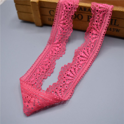 Stretch elastne pitslint 30mm lai valge pits tikitud puuvill elastsus pitsääre kaunistused riided aluspesu õmblemiseks