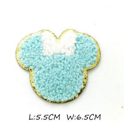 Νέο πετσετάκι φιόγκος καρδιές κέντημα μπαλώματα πούλιες για επιδιόρθωση ρούχων DIY αυτοκόλλητο για υφασμάτινο σίδερο σε τσάντες/τζιν απλικέ σήμα