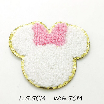 Νέο πετσετάκι φιόγκος καρδιές κέντημα μπαλώματα πούλιες για επιδιόρθωση ρούχων DIY αυτοκόλλητο για υφασμάτινο σίδερο σε τσάντες/τζιν απλικέ σήμα