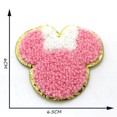 Νέο πετσετάκι φιόγκος καρδιές κέντημα μπαλώματα πούλιες για επιδιόρθωση ρούχων DIY αυτοκόλλητο για υφασμάτινο σίδερο σε τσάντες/τζιν απλικέ σήμα