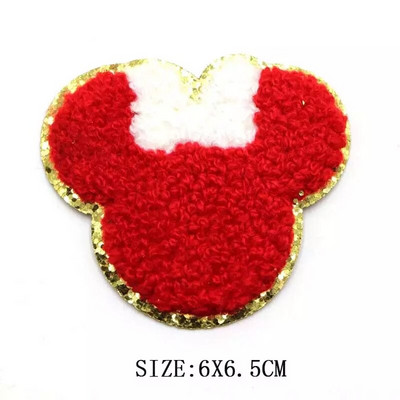 Νέο πετσετάκι φιόγκος καρδιές κέντημα μπαλώματα πούλιες για επιδιόρθωση ρούχων DIY αυτοκόλλητο για υφασμάτινο σίδερο σε τσάντες/τζιν απλικέ σήμα