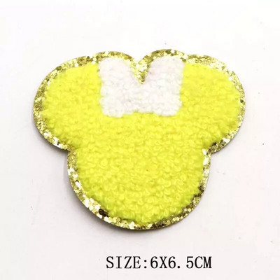 Νέο πετσετάκι φιόγκος καρδιές κέντημα μπαλώματα πούλιες για επιδιόρθωση ρούχων DIY αυτοκόλλητο για υφασμάτινο σίδερο σε τσάντες/τζιν απλικέ σήμα