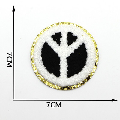 Νέο πετσετάκι φιόγκος καρδιές κέντημα μπαλώματα πούλιες για επιδιόρθωση ρούχων DIY αυτοκόλλητο για υφασμάτινο σίδερο σε τσάντες/τζιν απλικέ σήμα