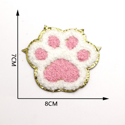 Νέο πετσετάκι φιόγκος καρδιές κέντημα μπαλώματα πούλιες για επιδιόρθωση ρούχων DIY αυτοκόλλητο για υφασμάτινο σίδερο σε τσάντες/τζιν απλικέ σήμα