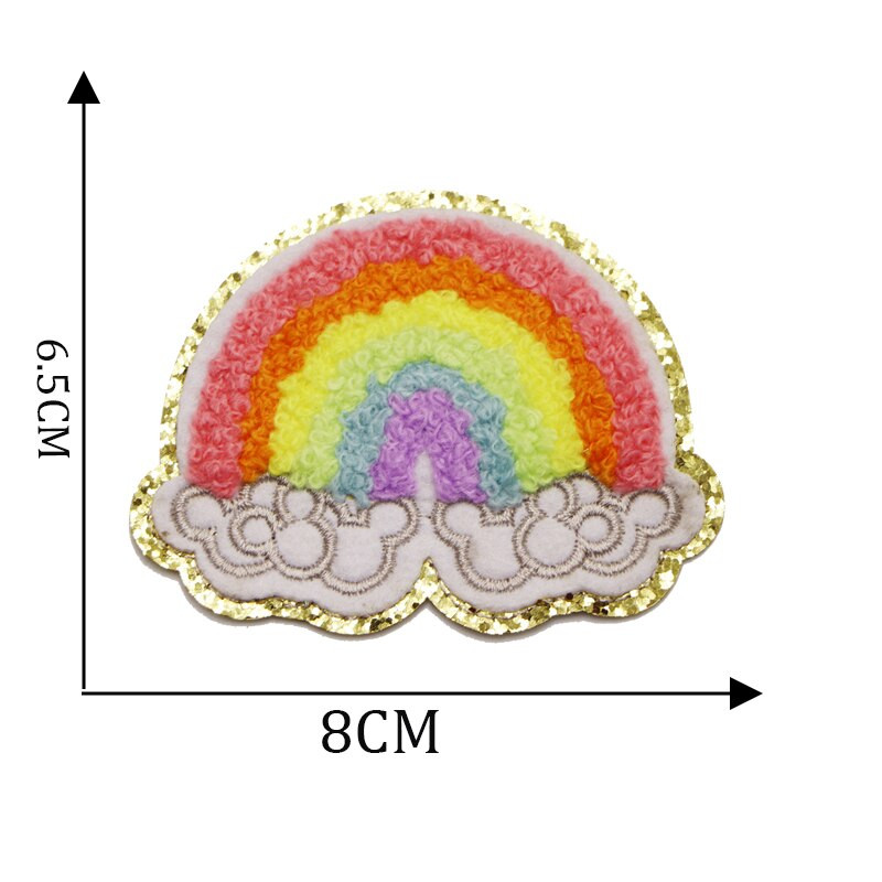 Νέο πετσετάκι φιόγκος καρδιές κέντημα μπαλώματα πούλιες για επιδιόρθωση ρούχων DIY αυτοκόλλητο για υφασμάτινο σίδερο σε τσάντες/τζιν απλικέ σήμα