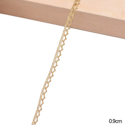 5/10 jardi bijele pamučne izvezene čipkaste obrube vrpce tkanina DIY ručno rađena zanatska odjeća pribor za šivanje