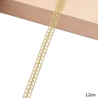 5/10 jardi bijele pamučne izvezene čipkaste obrube vrpce tkanina DIY ručno rađena zanatska odjeća pribor za šivanje