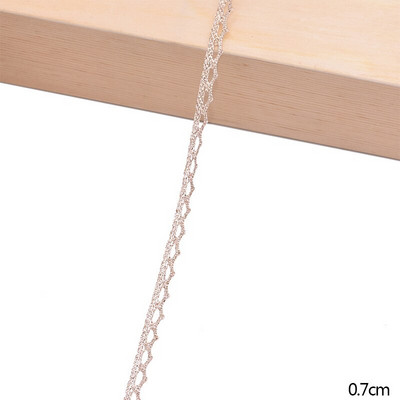 5/10 jardi bijele pamučne izvezene čipkaste obrube vrpce tkanina DIY ručno rađena zanatska odjeća pribor za šivanje