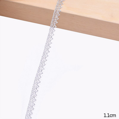 5/10 jardi bijele pamučne izvezene čipkaste obrube vrpce tkanina DIY ručno rađena zanatska odjeća pribor za šivanje