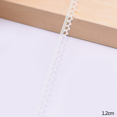 5/10 jardi bijele pamučne izvezene čipkaste obrube vrpce tkanina DIY ručno rađena zanatska odjeća pribor za šivanje