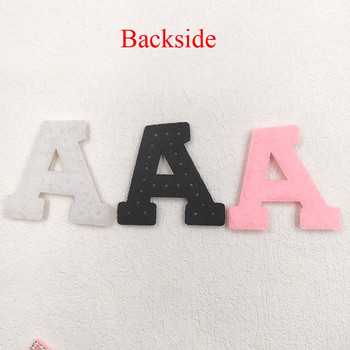 AZ 26Pcs Rhinestone English Alphabet Letter Απλικέ 3D Iron On Patches For Clothing Badge Batch Bag