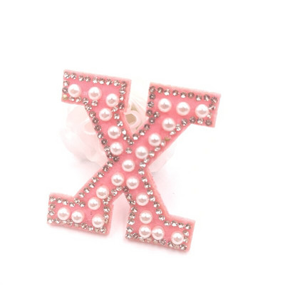 AZ 26Pcs vještački dijamant, aplikacija slova engleske abecede 3D igla na zakrpe za odjeću, zakrpa za torbu