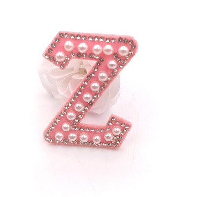 AZ 26Pcs vještački dijamant, aplikacija slova engleske abecede 3D igla na zakrpe za odjeću, zakrpa za torbu