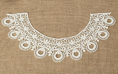 KARŠTA Balta medvilninė slyva bosom rožė siuvinėjimas nėrinių apykaklė Siuvimas Aplikacijos DIY gipiūrinė iškirptė vestuvinės suknelės audinys Priedai