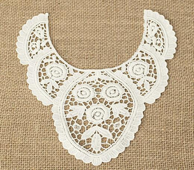 KARŠTA Balta medvilninė slyva bosom rožė siuvinėjimas nėrinių apykaklė Siuvimas Aplikacijos DIY gipiūrinė iškirptė vestuvinės suknelės audinys Priedai