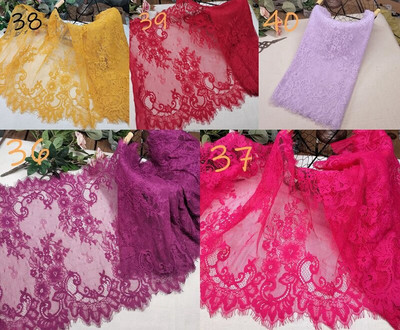 3m/partii laius 40cm ripsmete pitsliistud lilla roheline roosa riiete tarvis kleit õmblemine aplikatsioon kostüüm pitskangas