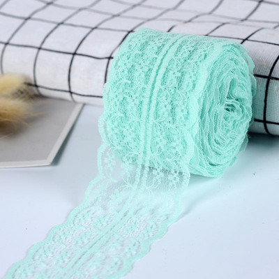 10M Πολύχρωμη κορδέλα δαντέλα 45mm Πλάτος 45mm Ύφασμα Κεντημένη Διχτυωτή Κορδέλα για Αξεσουάρ Ραπτικής Αφρικανική Δαντέλα 30mm