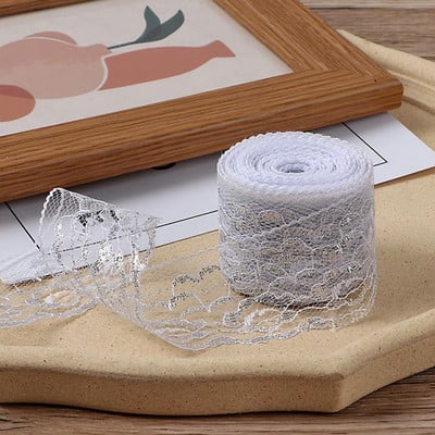 10M Πολύχρωμη κορδέλα δαντέλα 45mm Πλάτος 45mm Ύφασμα Κεντημένη Διχτυωτή Κορδέλα για Αξεσουάρ Ραπτικής Αφρικανική Δαντέλα 30mm