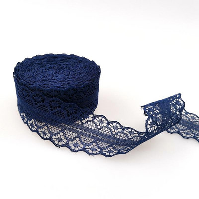 10M Πολύχρωμη κορδέλα δαντέλα 45mm Πλάτος 45mm Ύφασμα Κεντημένη Διχτυωτή Κορδέλα για Αξεσουάρ Ραπτικής Αφρικανική Δαντέλα 30mm