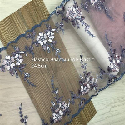 Neoonvärvi tikitud tüllpitsiga meisterdamise kleidi õmblemine värviline pehme kameevõrk kahepoolne tikkimispits nõeltega töötamiseks