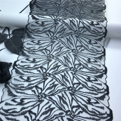 Neoonvärvi tikitud tüllpitsiga meisterdamise kleidi õmblemine värviline pehme kameevõrk kahepoolne tikkimispits nõeltega töötamiseks