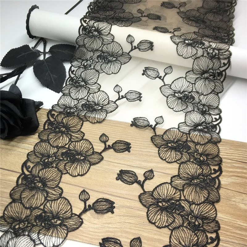 Neoonvärvi tikitud tüllpitsiga meisterdamise kleidi õmblemine värviline pehme kameevõrk kahepoolne tikkimispits nõeltega töötamiseks