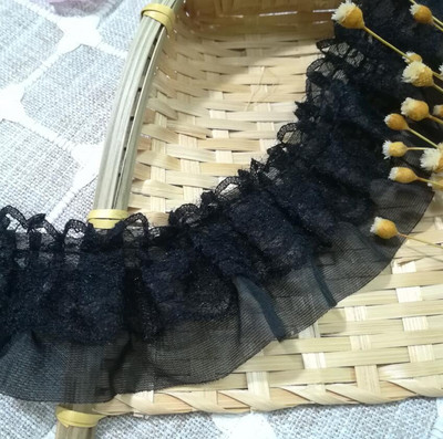 1Yards Υψηλής Ποιότητας Ύφασμα Δαντέλα από Τούλι 5cm Σιφόν Κορδέλα Δαντέλα Ροζ Μαύρο Λευκό Δαντέλα Ύφασμα Κέντημα Φόρεμα Κορδέλες Χειροτεχνίες FR25