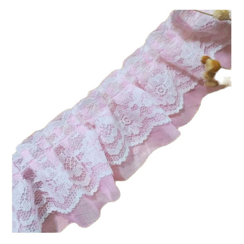 1Yards Υψηλής Ποιότητας Ύφασμα Δαντέλα από Τούλι 5cm Σιφόν Κορδέλα Δαντέλα Ροζ Μαύρο Λευκό Δαντέλα Ύφασμα Κέντημα Φόρεμα Κορδέλες Χειροτεχνίες FR25